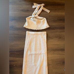 Showpo Two Piece Cream Set